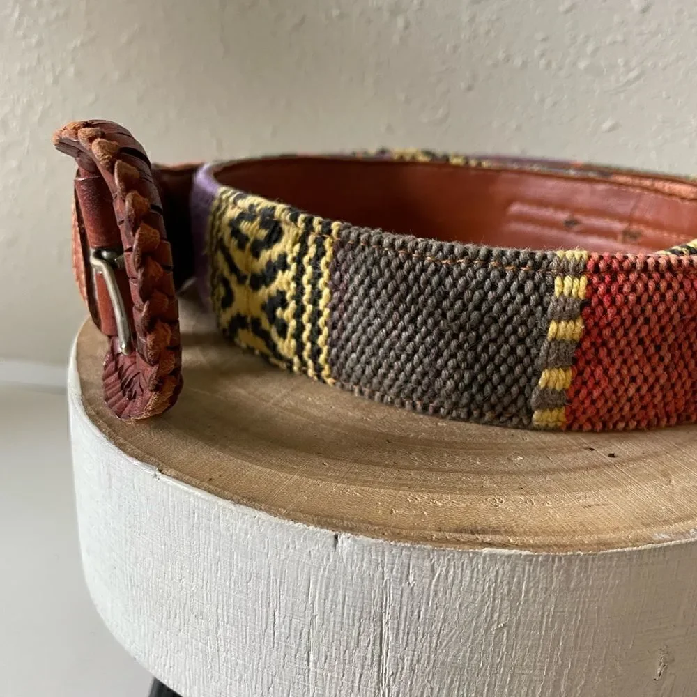 Colorful Woven Cotton Belt